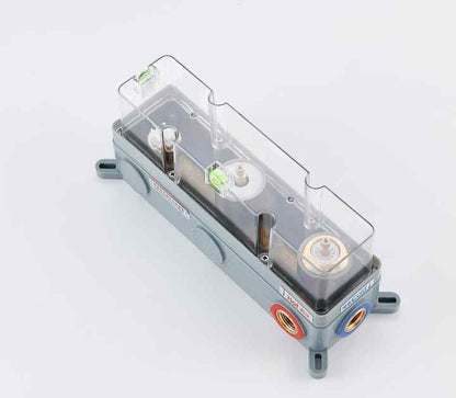 Juno Wall Mounted Dual Handle Rainfall Head Shower Set