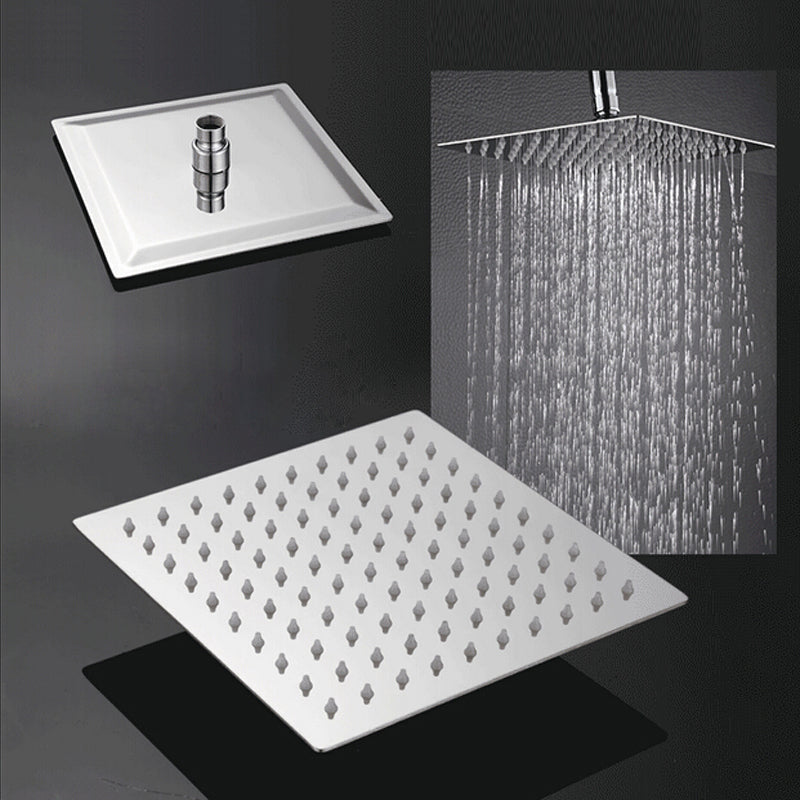 Juno Wall Mount Chrome Shower Set in 3-Way Water Function With Concealed Thermostatic Valve Mixer