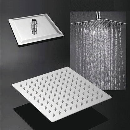 Juno Wall Mount Chrome Shower Set in 3-Way Water Function With Concealed Thermostatic Valve Mixer