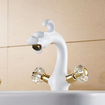 Juno White Dragon Bathroom Faucet