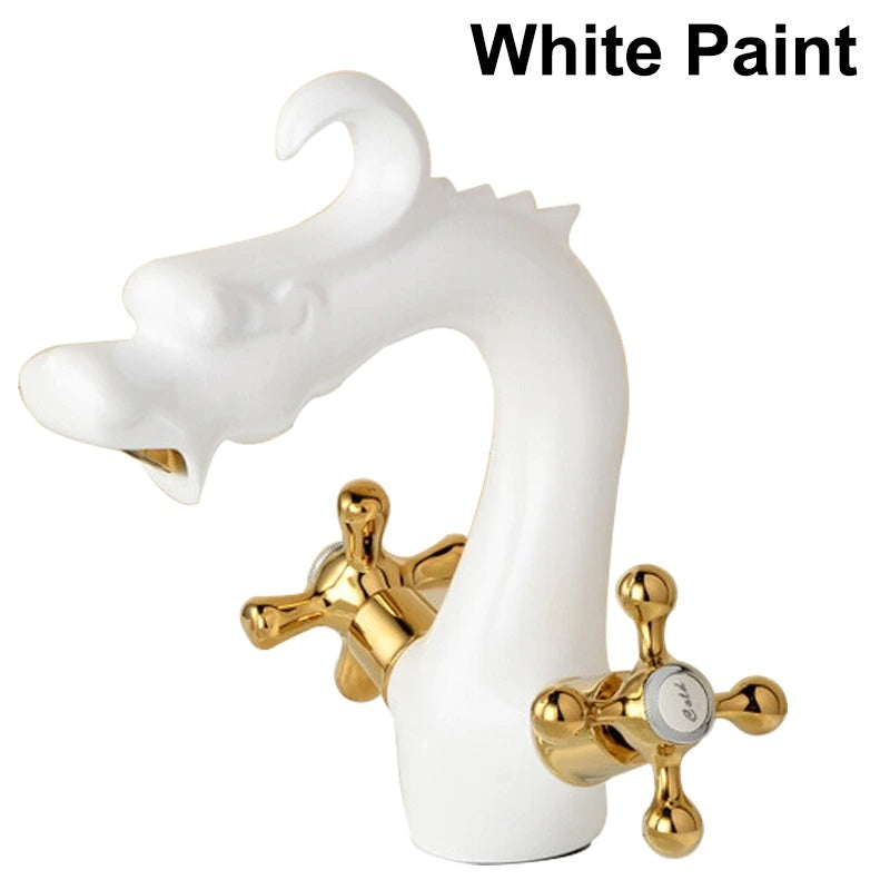 Juno White Dragon Bathroom Faucet
