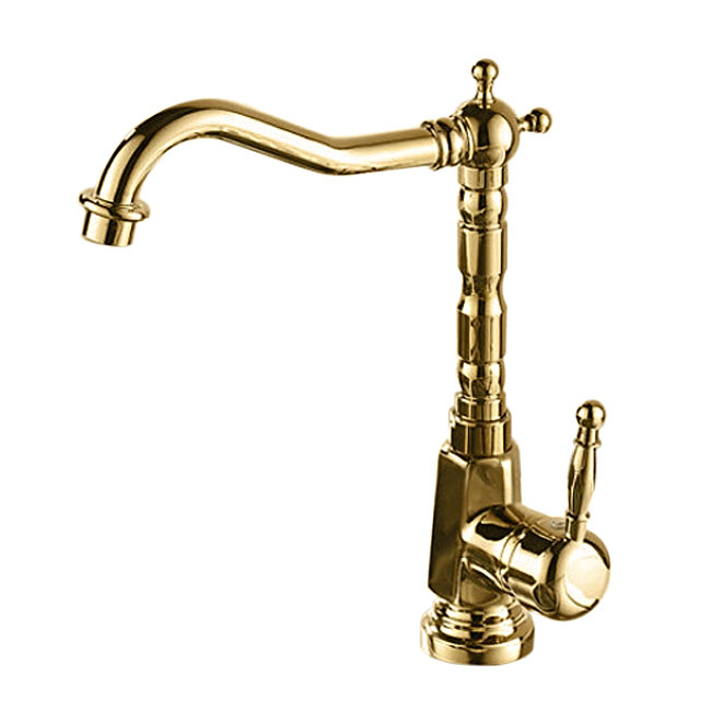Luxury Gold Chrome Finish Kitchen Faucet