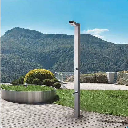 Juno Classical Design Stainless Steel Finish Outdoor Shower Stand