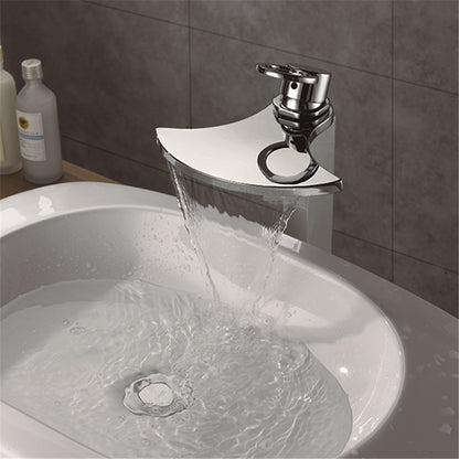 Kayla Copper Waterfall Bathroom Sink Faucet