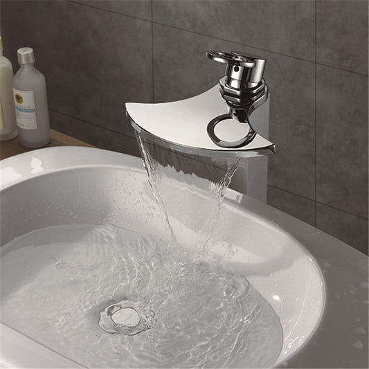 Kayla Copper Waterfall Bathroom Sink Faucet