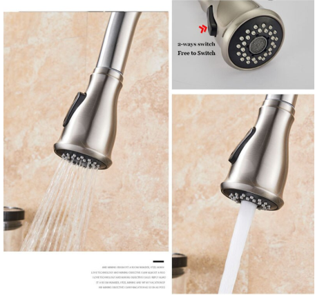 Touch Control Tap Stainless Steel Pull Out Sensor Touch Control Kitchen Faucet Mixer Tap ...