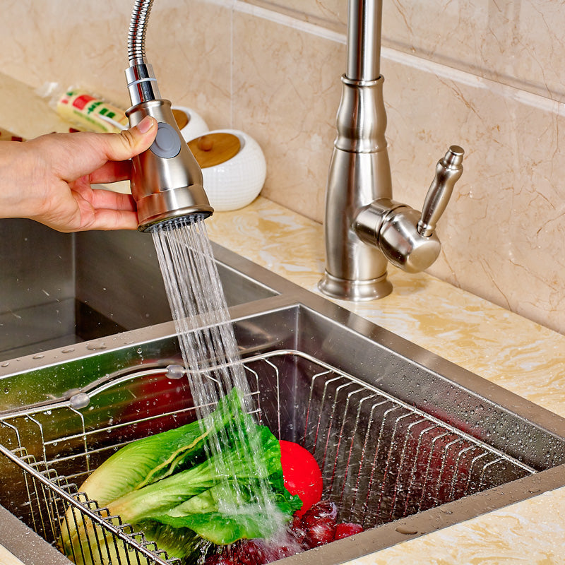 Kitchen Pull Out Sink Faucet Brushed Nickel