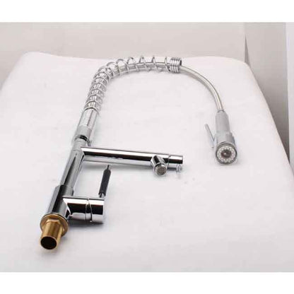 Pull Down Kitchen Sink Faucet with Color Changing LED 