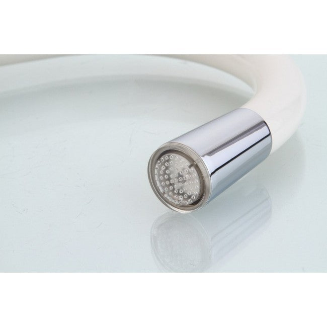 La Paz Kitchen Sink Faucet With LED light In White Painting