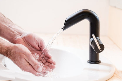 La Paz Sink Single Hole Faucet Mixer In Black Finish