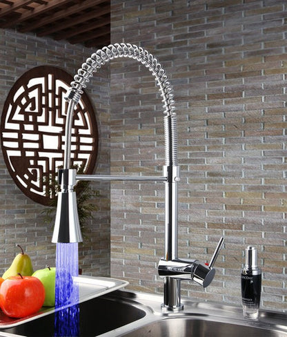 LED Kitchen Faucet with Mixer Tap