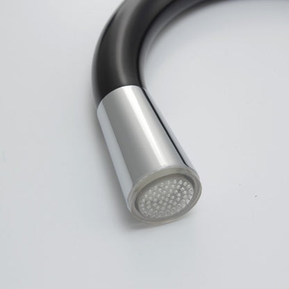 26" New Black Chrome Finish LED Kitchen Sink Faucet