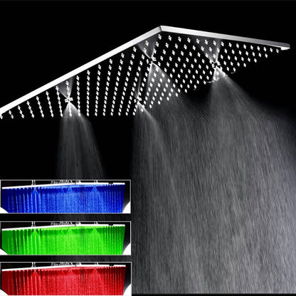 LED Rain Mist 20 Inch Shower Head