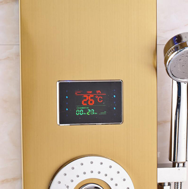 LED Shower Column Massage Jets With Hand Shower Set