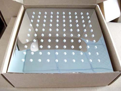 8" square led shower head brass chrome