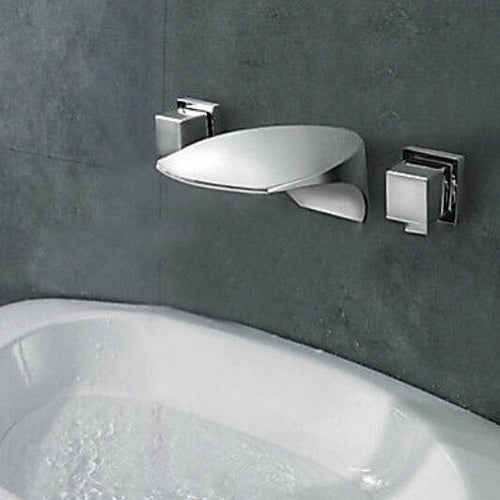 LED Waterfall Bathroom Basin Faucet