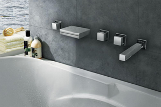 Waterfall bathtub Faucet With Shower Head