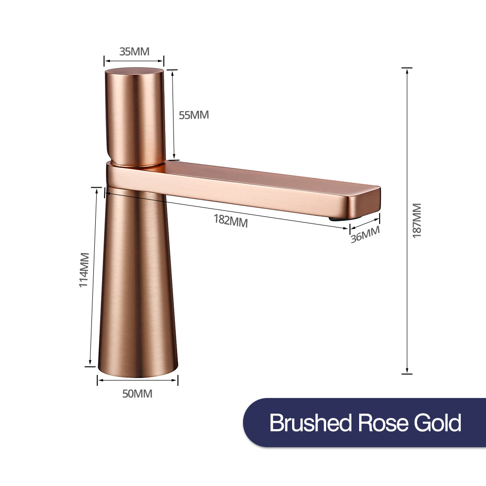 Juno Commercials Deck Mount Brushed Finish Bathroom Single Handle Mixer Faucet