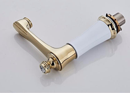 4 pcs Dual Holder Three Hole Bathtub Faucet