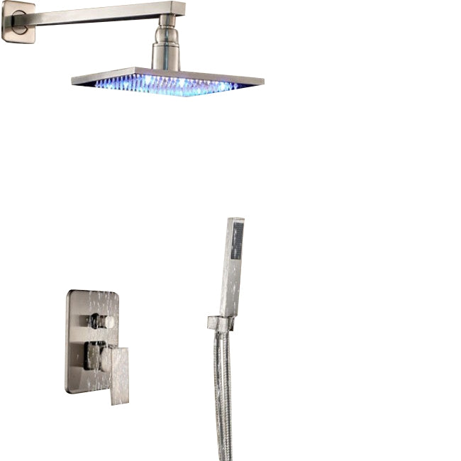 Marina Luxury 10" Wall Mount Shower Head Set - Handheld Shower with Mixer Tap