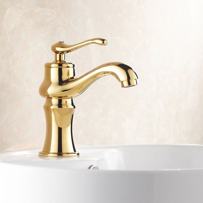 New Gold Finish Bathroom and Kitchen Sink Faucet