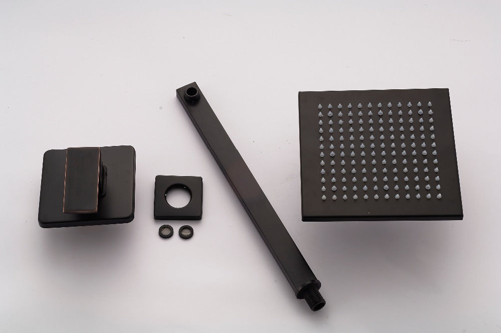 Luxury oil rubbed bronze rain shower head