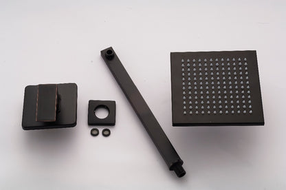 Luxury oil rubbed bronze rain shower head