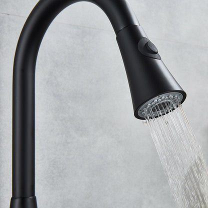 New Juno Black Pull Down Touch Kitchen Faucet
