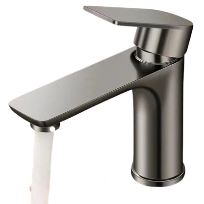 Juno Metalic Black Single Handle Bathroom Faucets