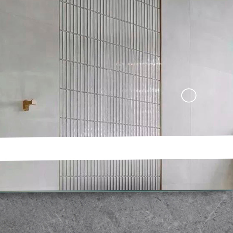 Juno Modern Rectangle Touch LED Bathroom Mirror