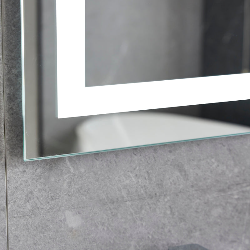 Juno Modern Rectangle Touch LED Bathroom Mirror
