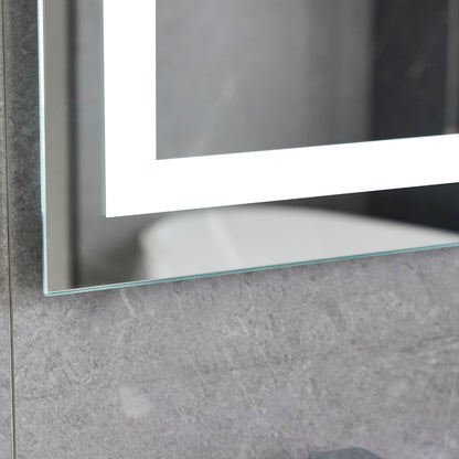 Juno Modern Rectangle Touch LED Bathroom Mirror