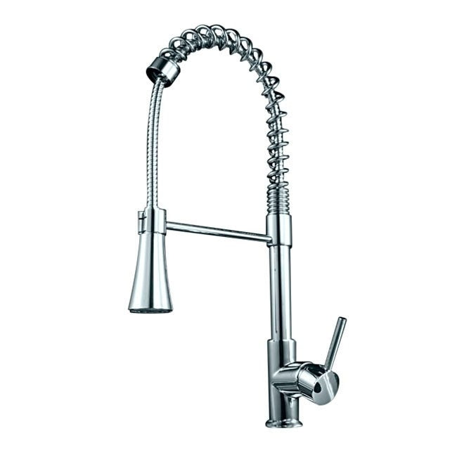 Sharp Spout Pull-Out LED Kitchen Faucet