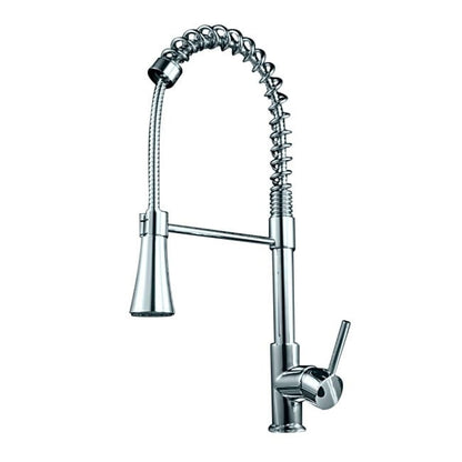 Sharp Spout Pull-Out LED Kitchen Faucet