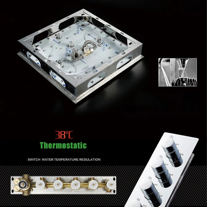 Juno 16 inch Misty Rain Shower