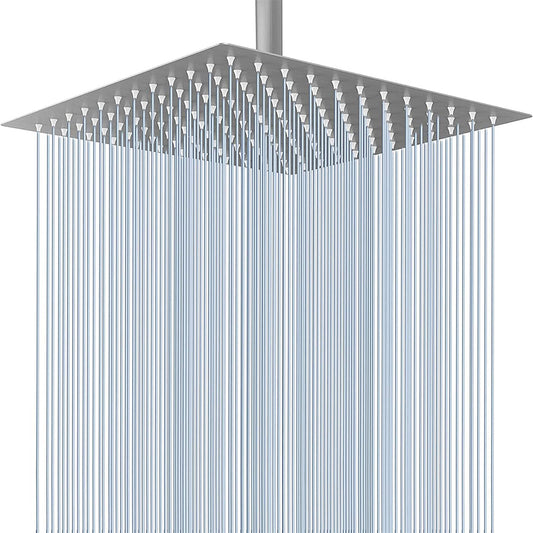 Juno Commercials Ceiling Mount High Pressure Stainless Steel Spa Shower Head