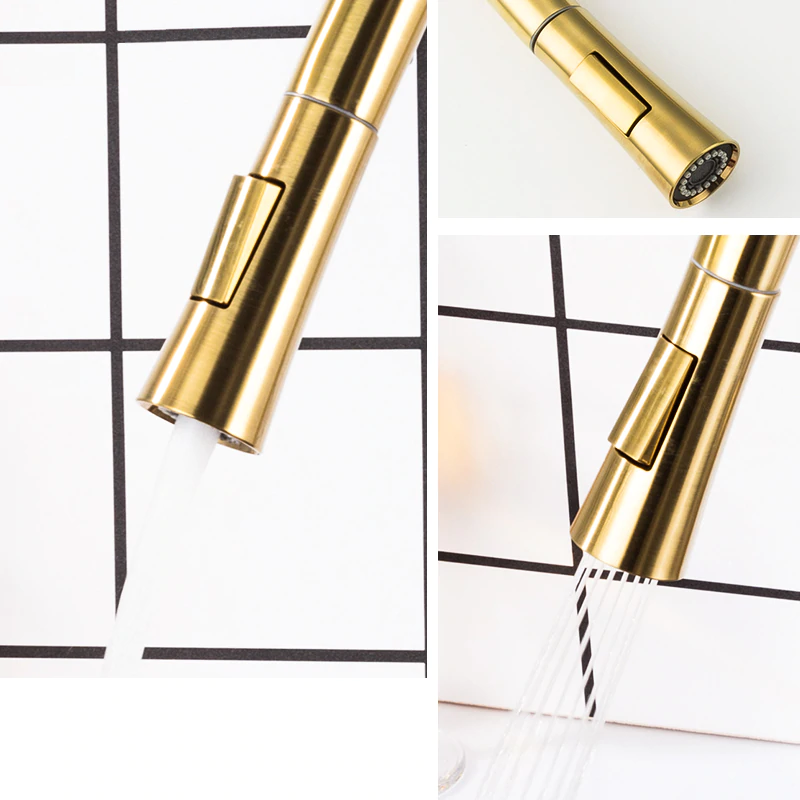 Juno Gold Touch Kitchen Faucet with Pull Down Sprayer