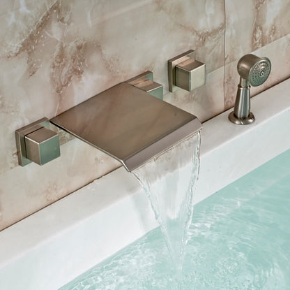 New Three Handles Wall Mounted Mixer Tap