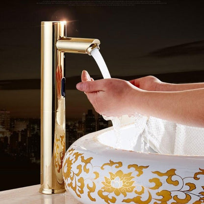 New Design Tall Deck Mount Touchless Electronic Motion Sensor Faucets