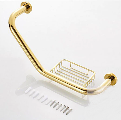 New Juno Bathroom Safety Shower Handle for Elderly Peoples With or Without Soap Dish