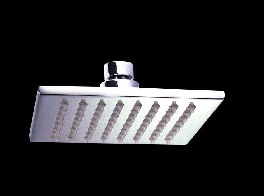 Nickel and Chrome Polished Copper Brass Body Square Waterfall Shower Head