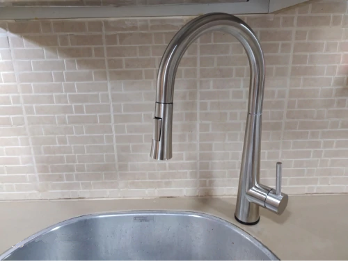 Brushed Nickel Smart Touch Kitchen Sink Faucet Deck Mount