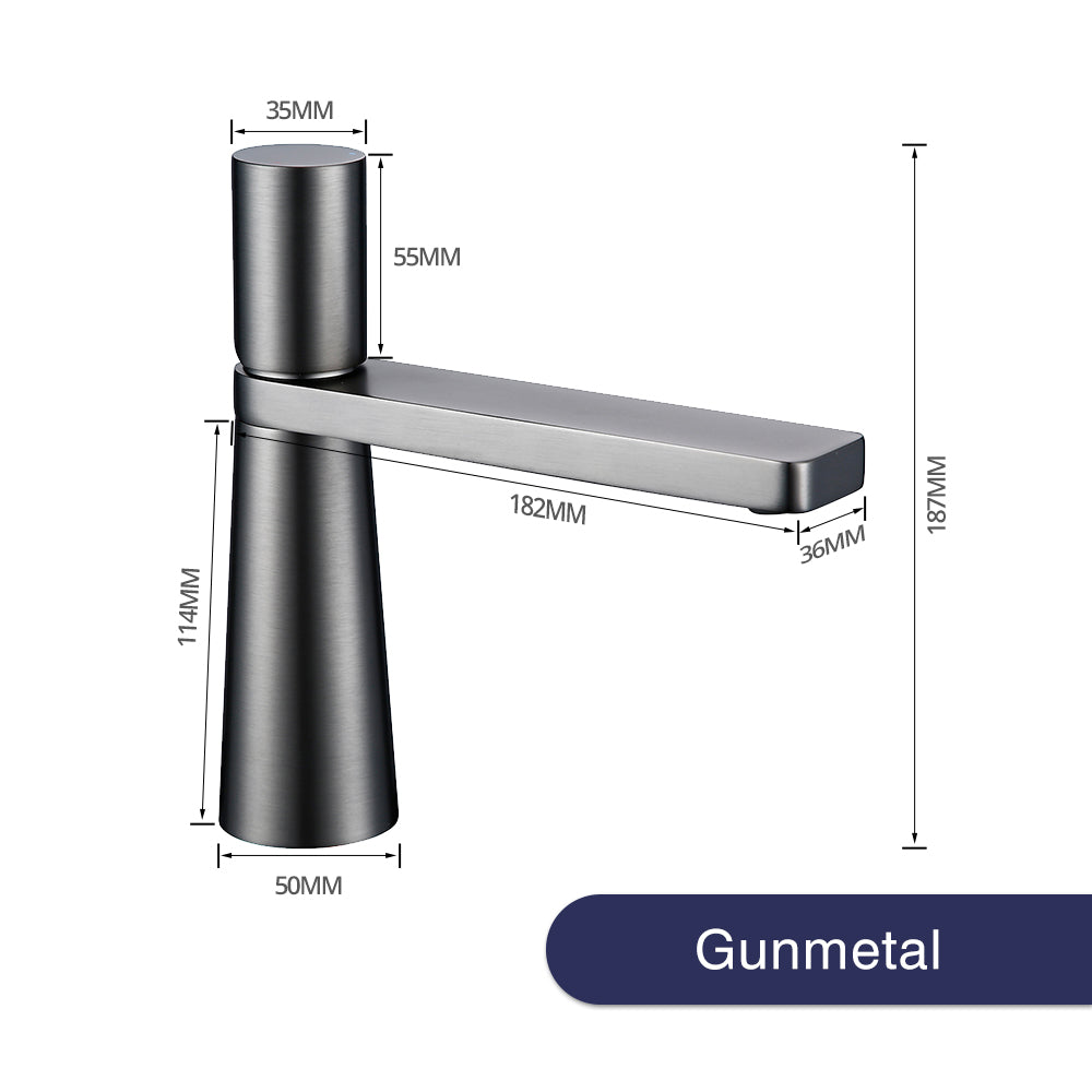 Juno Commercials Deck Mount Brushed Finish Bathroom Single Handle Mixer Faucet
