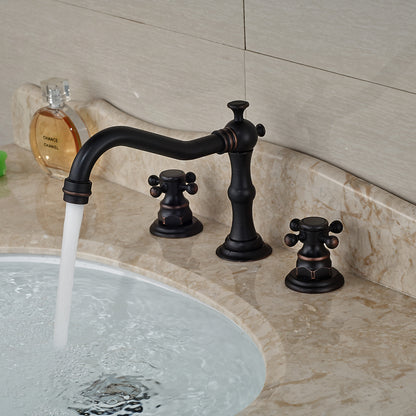 Black Oil-Rubbed-Bronze-bathroom sink faucet