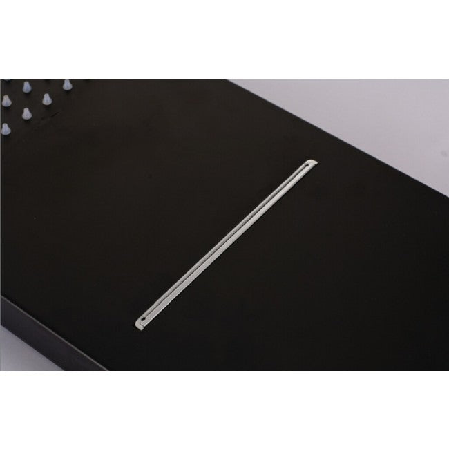 Dark Oil Rubbed Bronze Brass Rain Waterfall LED Shower Head