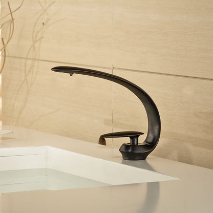 Oil Rubbed Bronze Finish Bathroom Basin Sink Faucet