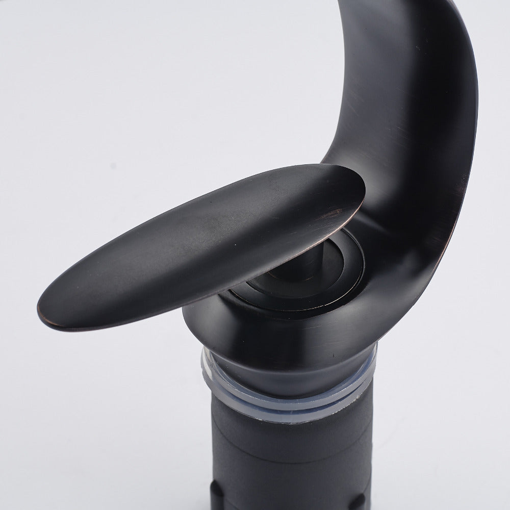 Oil Rubbed Bronze Finish Bathroom Basin Sink Faucet