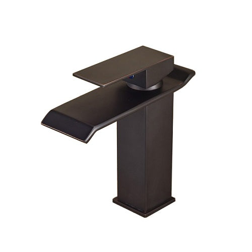 Michigan LED Light Oil Rubbed Bronze Basin Sink Faucet