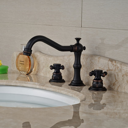 Black Oil-Rubbed-Bronze-bathroom sink faucet