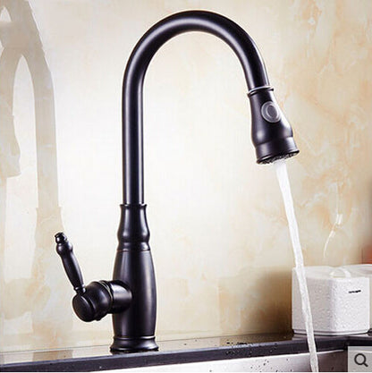 Oil Rubbed Bronze Kitchen Sink Faucet